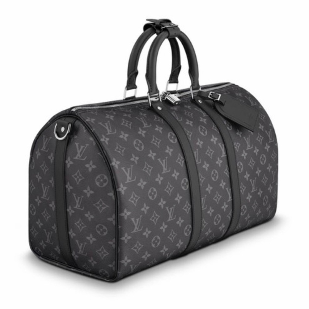 HOLD❌LOUIS VUITTON KEEPALL 45 B ECLIPSE - Picture 13 of 16
